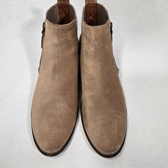 PAUL GREEN Old Money Elevated Basic TAN Suede Leather Chelsea Booties Size 10.5. - Picture 5 of 17